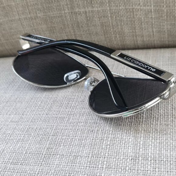 Liz Claiborne Women Sunglasses Silver Tone Frame Eyewear 61[]14 125 Sun Shades - Picture 6 of 12